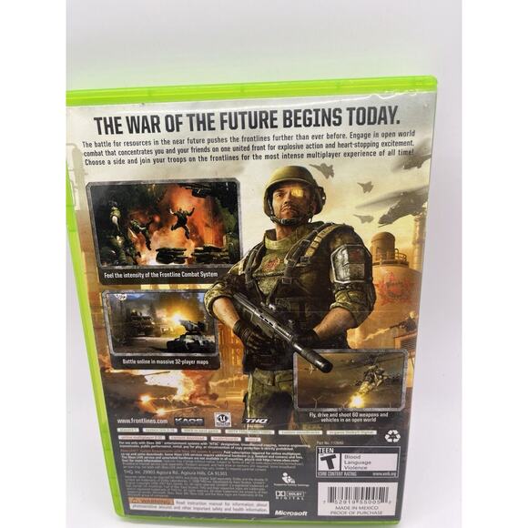 Frontlines: Fuel of War (Microsoft Xbox 360, 2008) CIB - TESTED - Picture 2 of 5